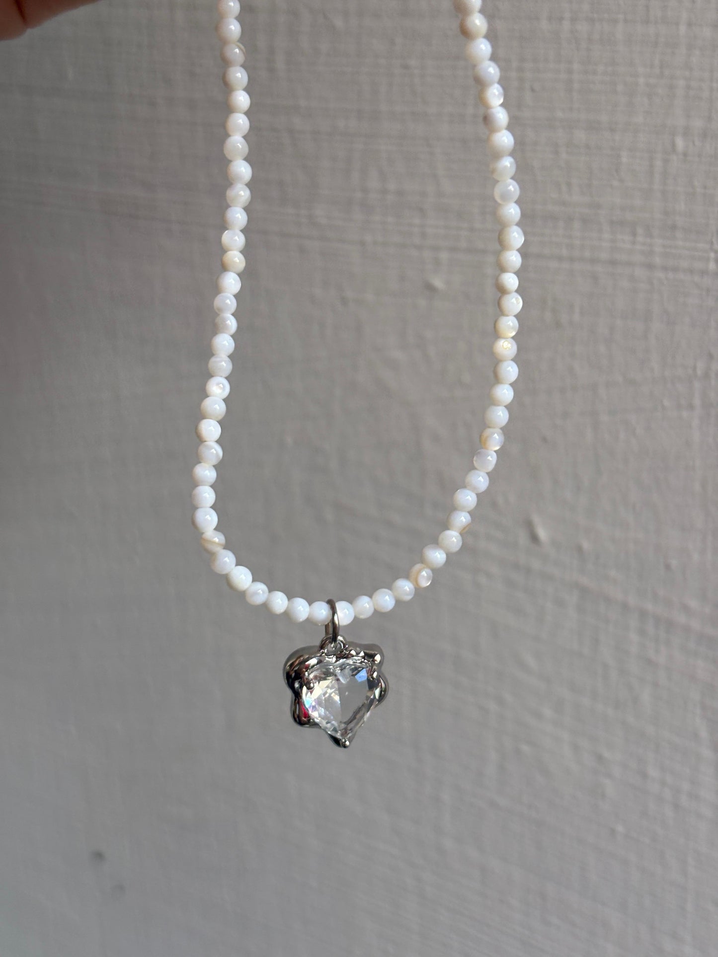 Heart of ice necklace